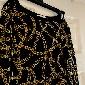 Michael Kors dress black and gold size m nice condition